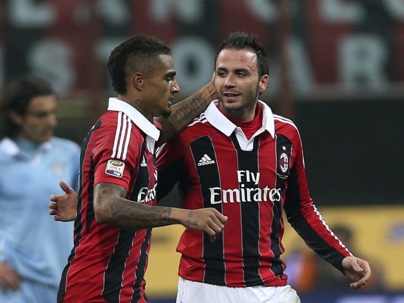 Kevin Prince Boateng a Giampaolo Pazzini