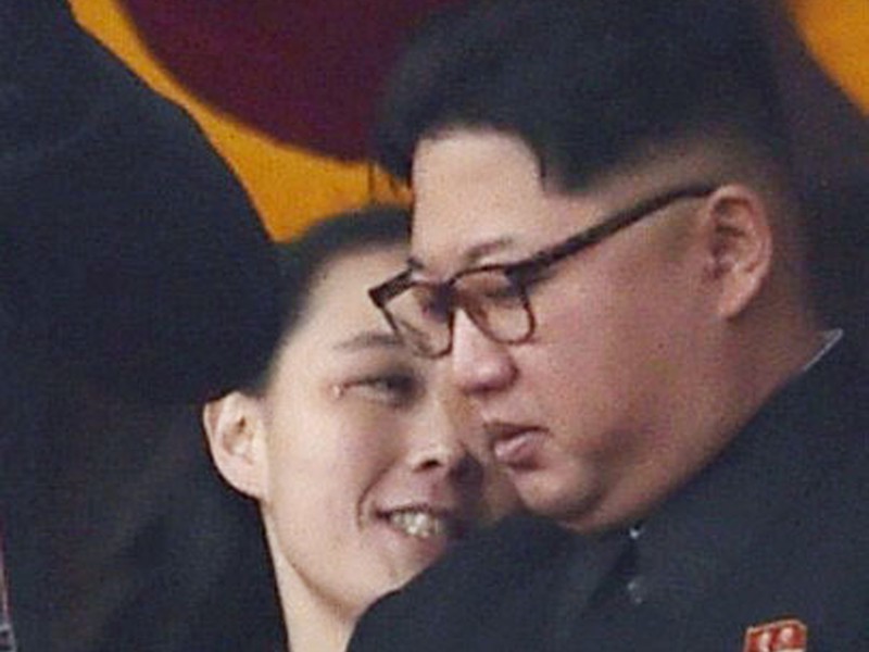 Na severokórejský líder Kim Čong-un a jeho sestra Kim Jo-čong