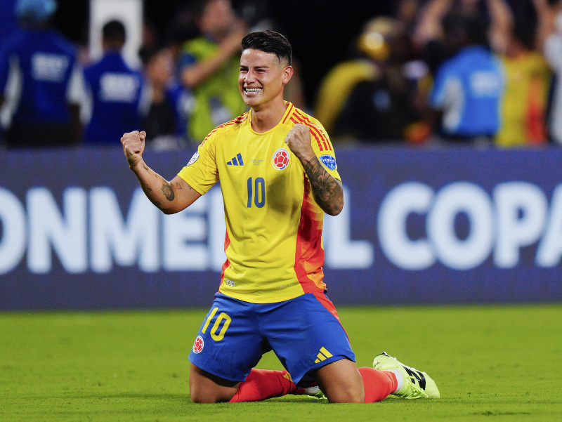 Kolumbijský futbalista James Rodríguez