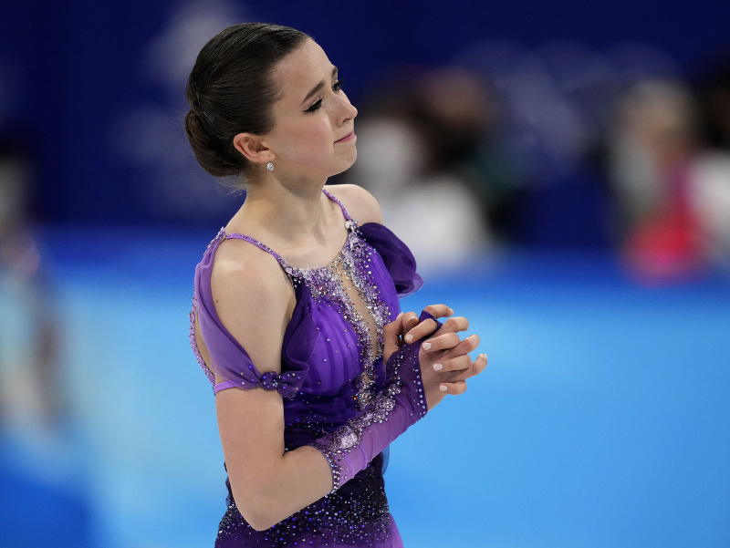 Krasokorčuliarka Ruského olympijského výboru (ROC) Kamila Valijevová
