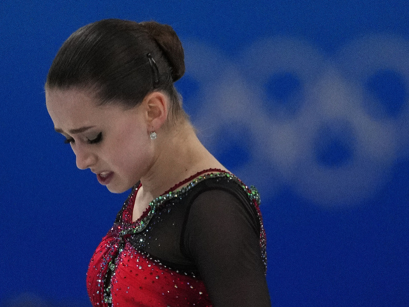  Len 15-ročná líderka po krátkom programe Kamila Valijevová (ROC) skončila až štvrtá v súťaži sólistiek na ZOH 2022 v Pekingu
