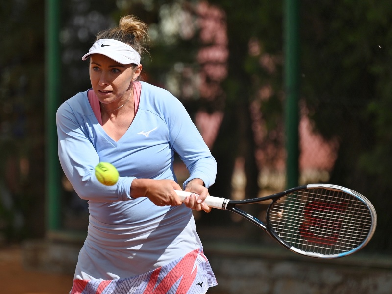 Na snímke slovenská tenistka Kristína Kučová