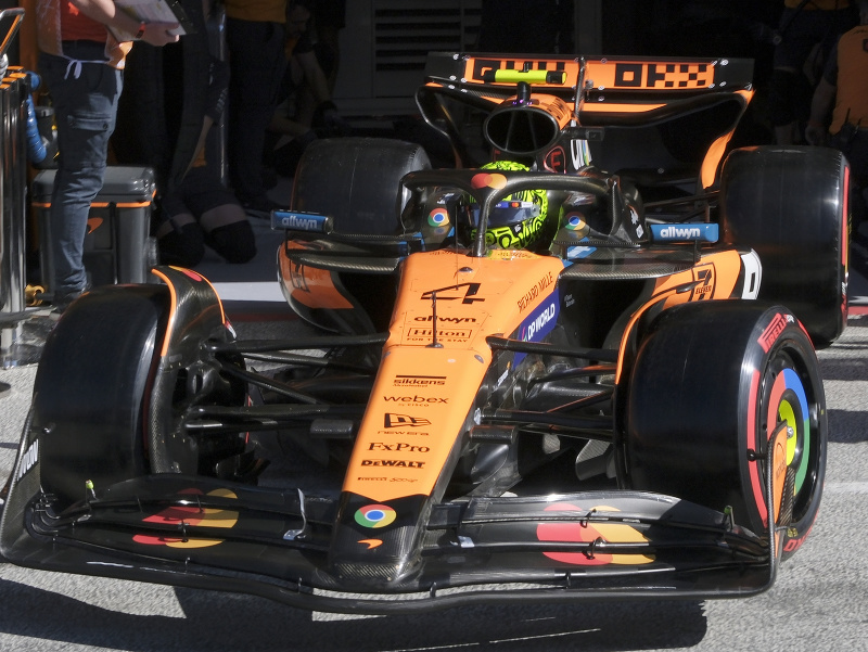 Britský pretekár Lando Norris