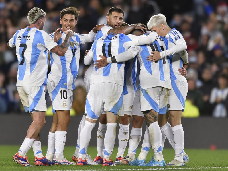 Tešiaci sa argentínski futbalisti