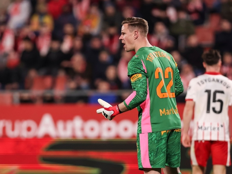 Marc-André ter Stegen počas zápasu s Getafe