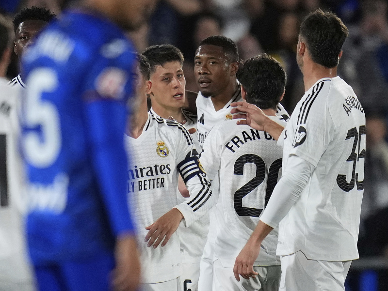 Gólové oslavy futbalistov Realu