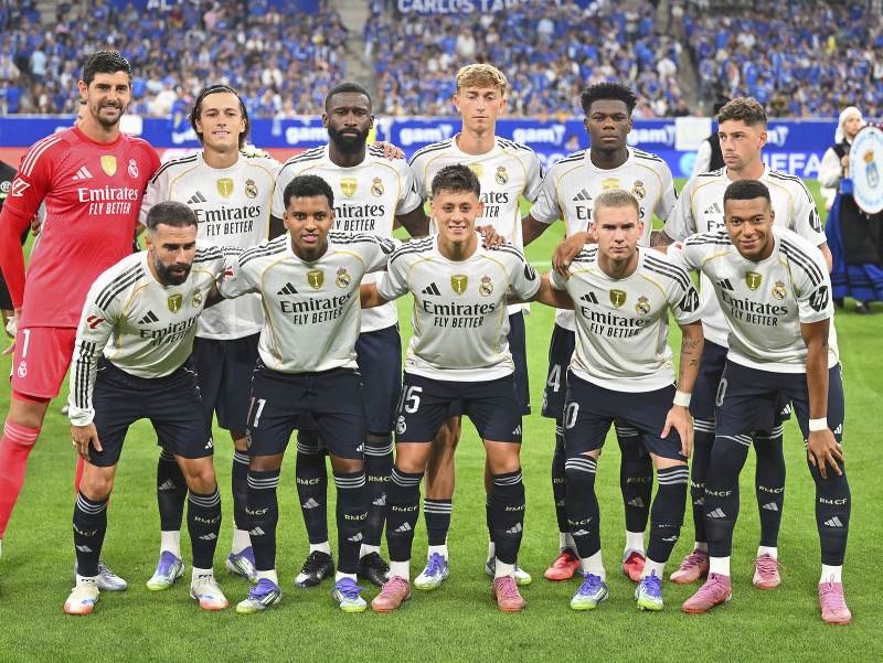 Futbalisti Realu Madrid pred zápasom La Ligy