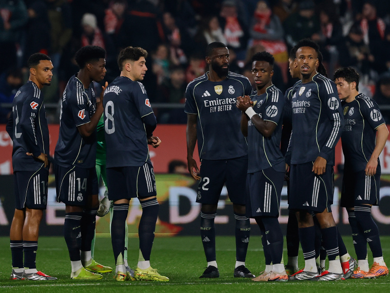 Na snímke sú hráči Realu Madrid