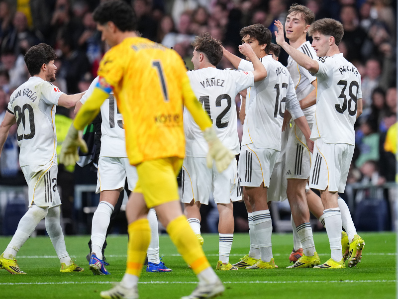 Gólové oslavy futbalistov Realu