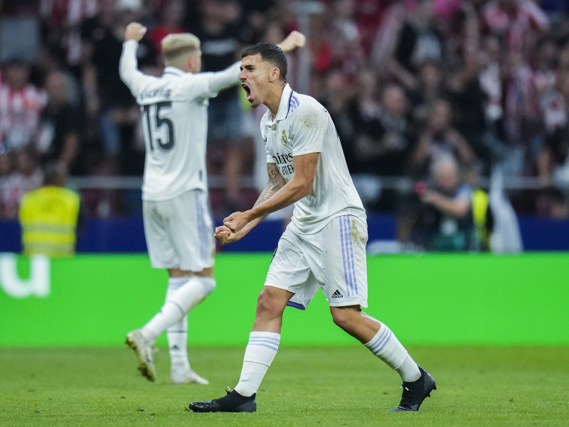 Dani Ceballos oslavuje víťazstvo Realu Madrid