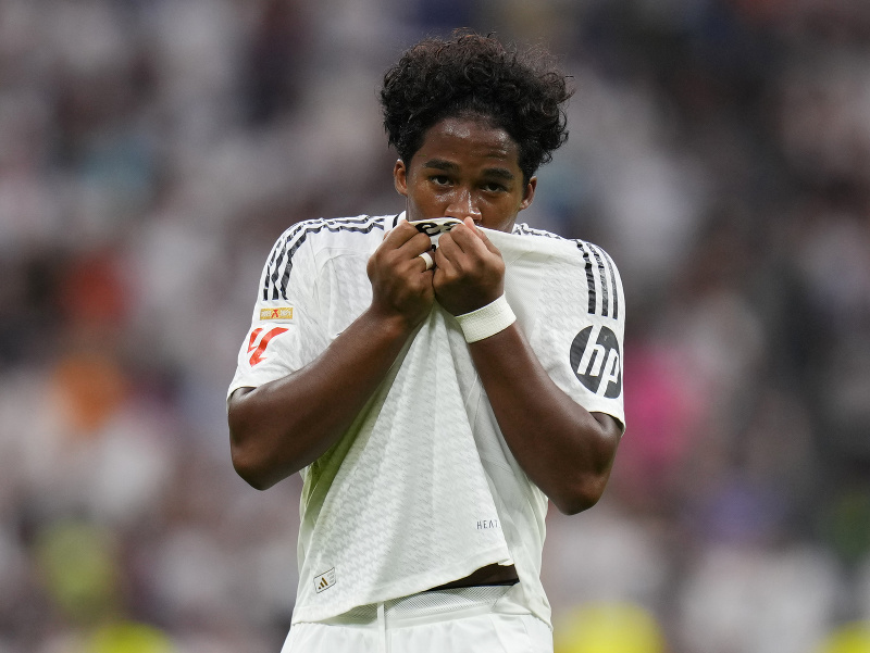Brazílsky futbalový talent Endrick v drese Realu Madrid