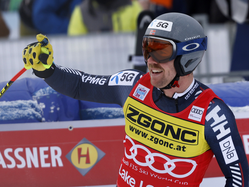 Nórsky lyžiar Alexander Aamodt Kilde vyhral zjazd v Lake Louise