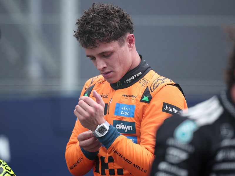 Britský pretekár Lando Norris 