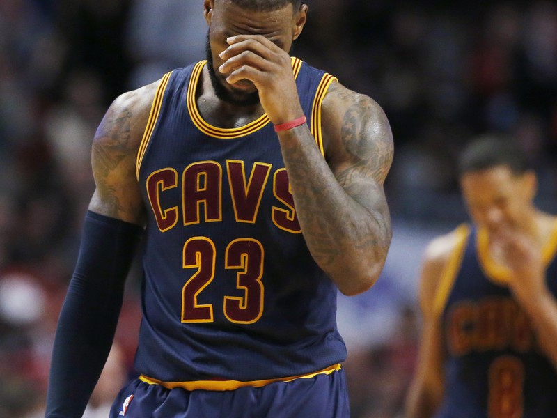 Sklamaný LeBron James