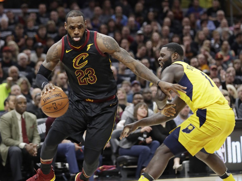 LeBron James v akcii