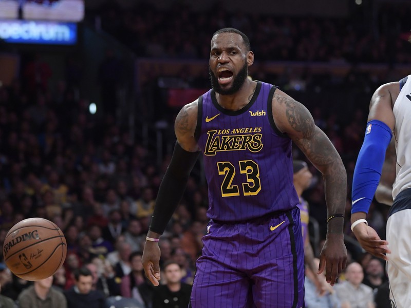 LeBron James v akcii