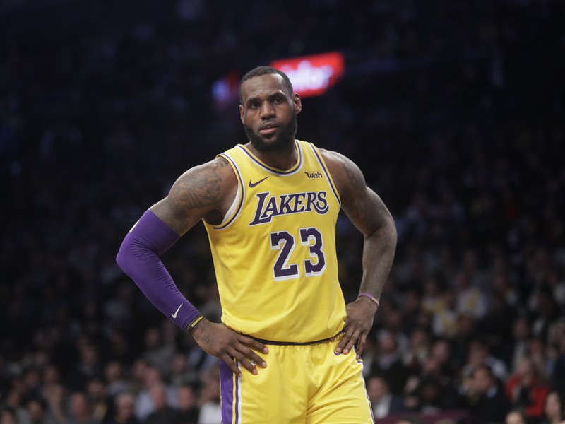 Hráč Los Angeles Lakers LeBron James