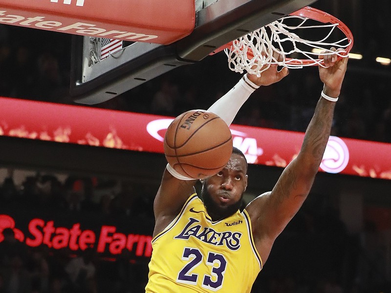 LeBron James v akcii