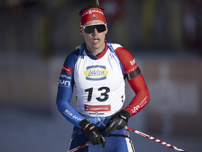 Slovenský biatlonista Tomáš Sklenárik