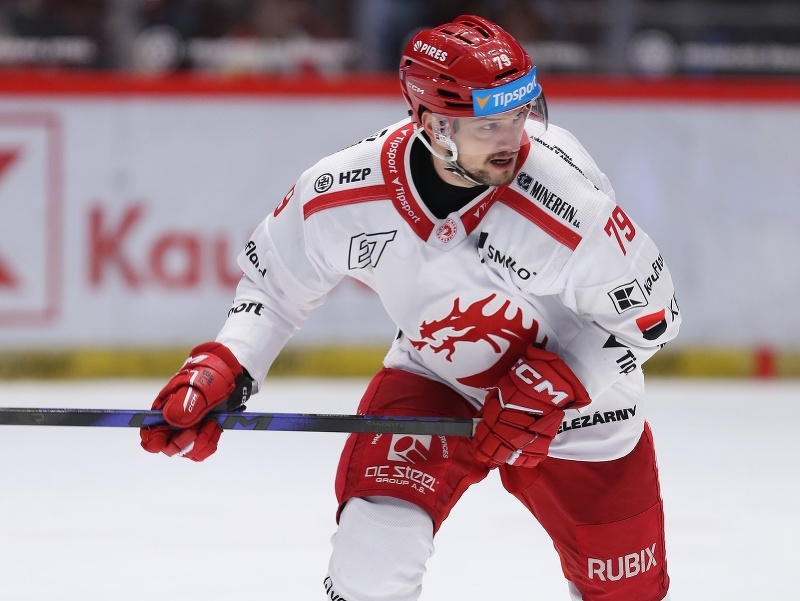 Libor Hudáček z tímu HC Oceláři Třinec