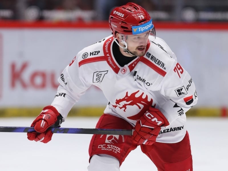 Libor Hudáček z tímu HC Oceláři Třinec