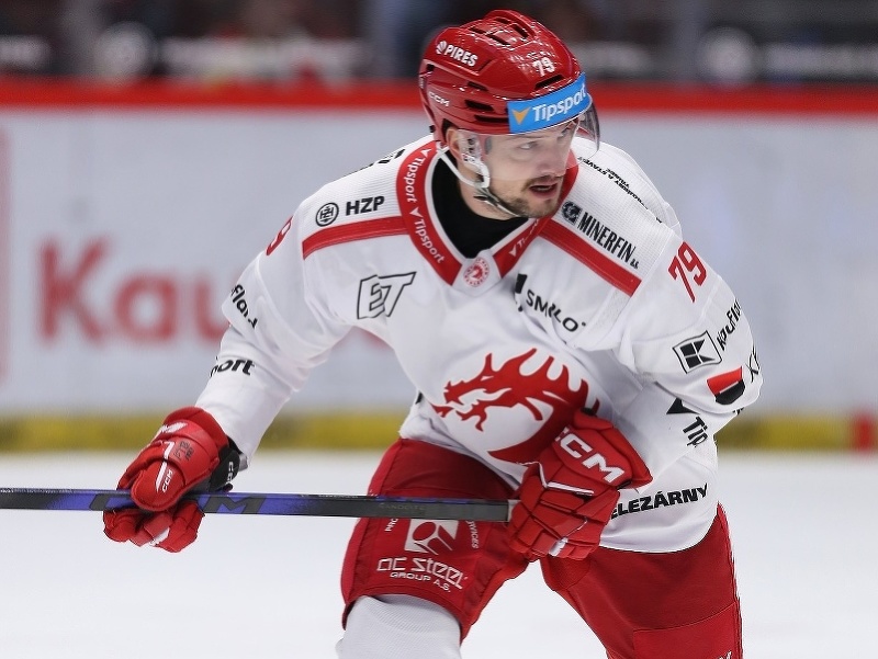 Libor Hudáček z tímu HC Oceláři Třinec
