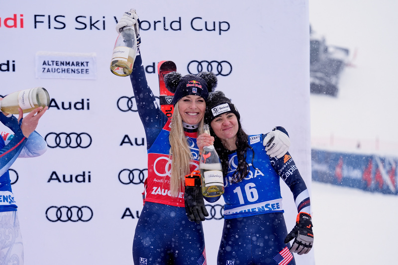 Lindsey Vonnová a Jacqueline Wilesová