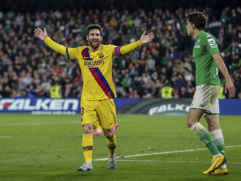 Lionel Messi sa raduje z olu