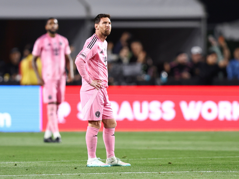 Lionel Messi počas zápasu proti Los Angeles FC