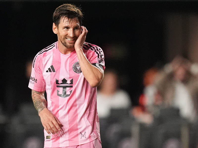 Lionel Messi počas zápasu Interu Miami