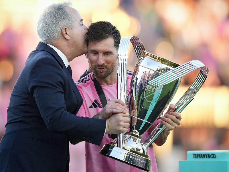 Lionel Messi oslavuje titul s Interom Miami v MLS
