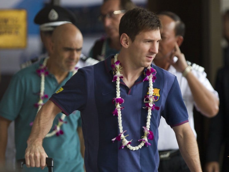 Lionel Messi v Thajsku