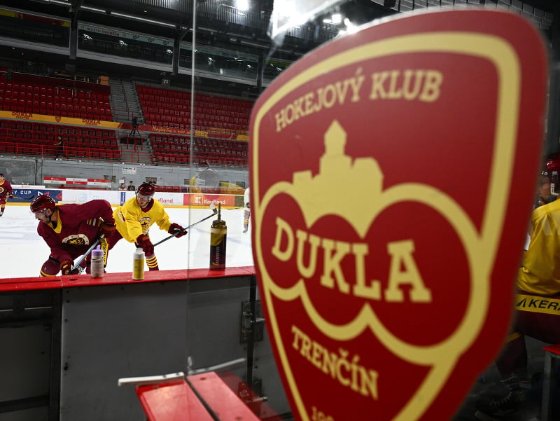 Tréning hokejistov HK Dukla Trenčín v rámci letnej prípravy