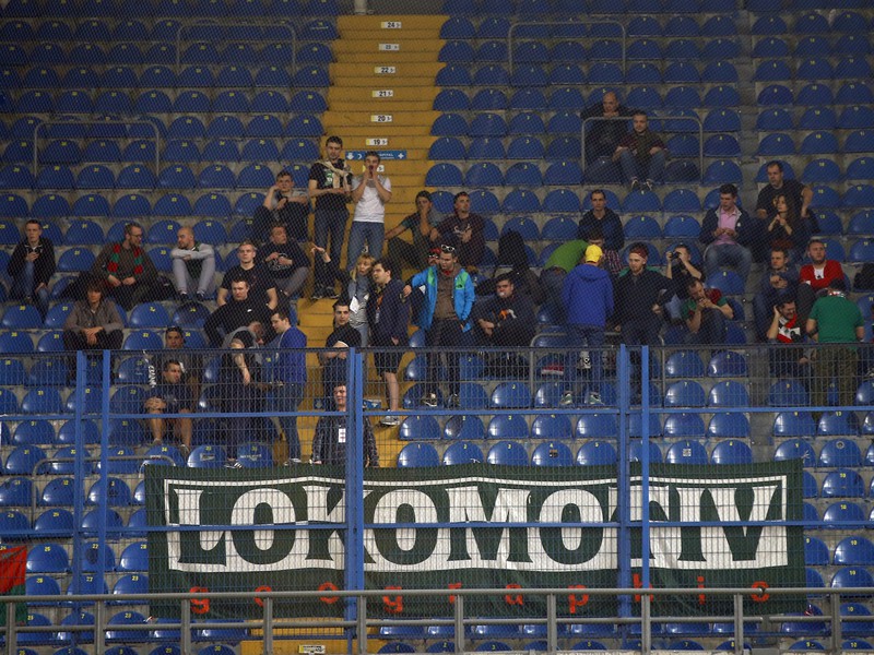 Fanúšikovia moskovského Lokomotivu