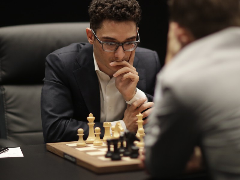 Fabiano Caruana a Magnus Carlsen