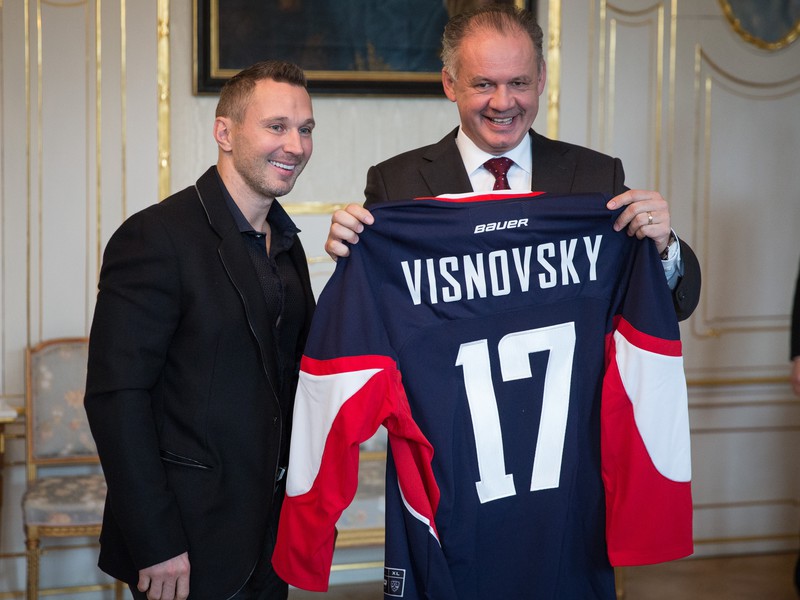 Prezident Andrej Kiska prijal Ľubomíra Višňovského