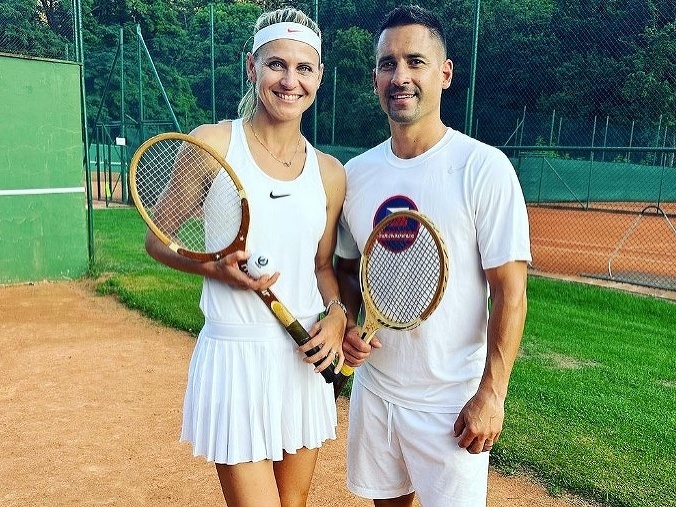 Bývalá česká tenistka Lucie Šafářová s partnerom Tomášom Plekancom