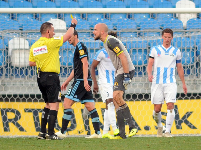 Potrestaný brankár Lukáš Hroššo z FC Nitra