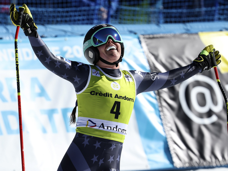 Americká zjazdárka Breezy Johnsonová