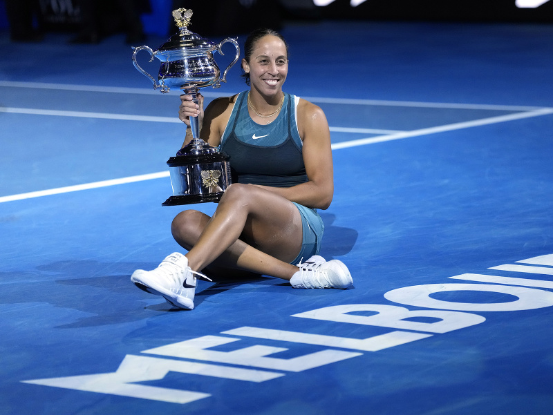 Americká tenistka Madison Keysová získala svoj prvý grandslamový titul v kariére