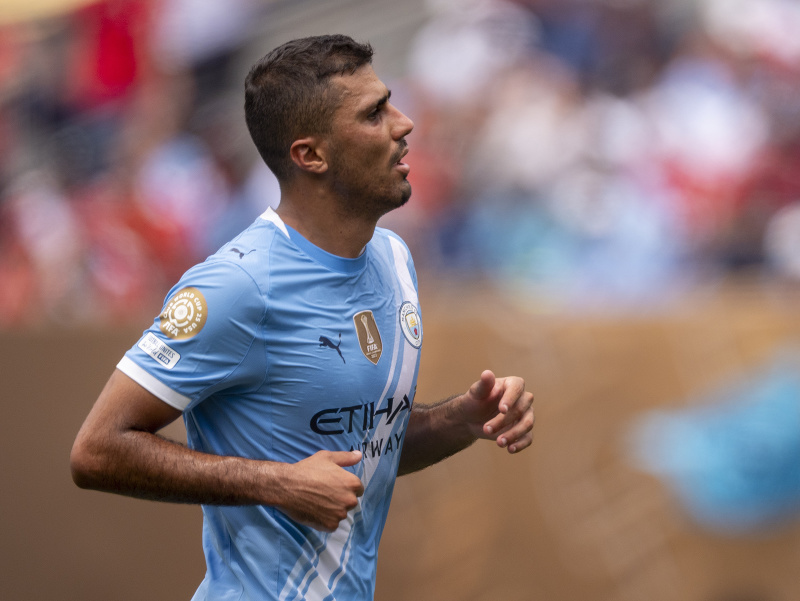 Španiel Rodri v drese ManCity