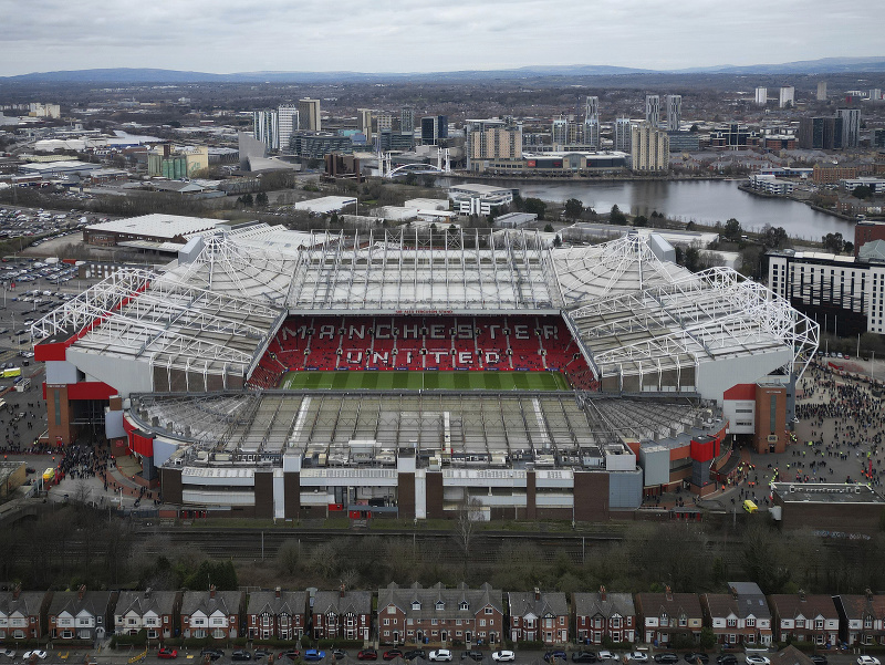 Štadión Old Trafford v Manchestri