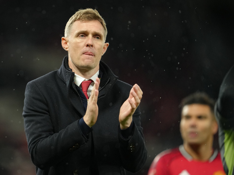 Dočasný tréner Manchestru United Darren Fletcher
