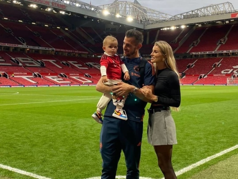 Martin Dúbravka s rodinou na Old Trafford