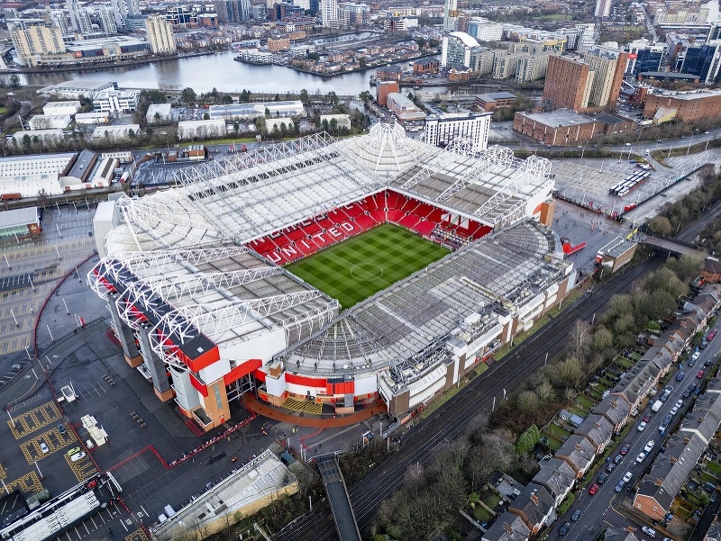 Štadión Old Trafford v Manchestri