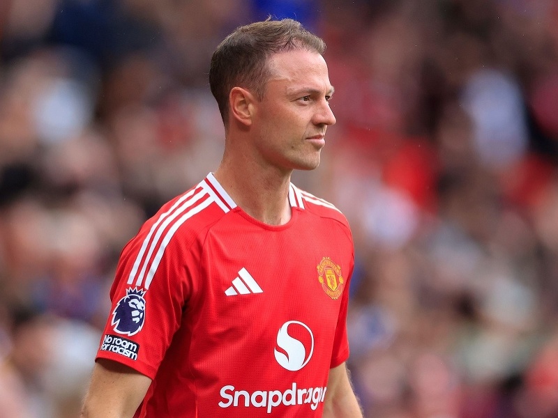 Jonny Evans v drese Manchestru United