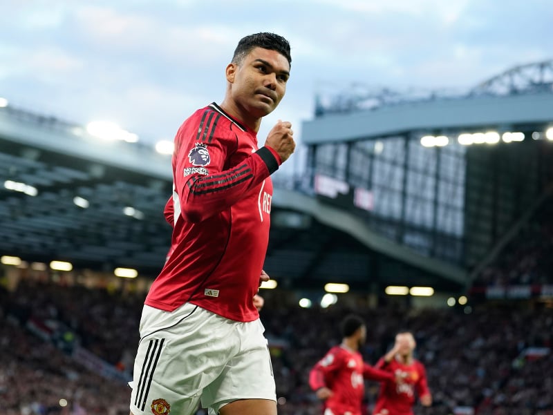 Casemiro sa raduje po strelení gólu 