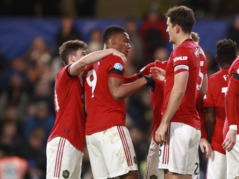 Anthony Martial a jeho gólové oslavy so spoluhráčmi