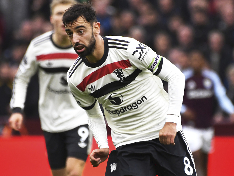 Bruno Fernandes v drese Manchestru United