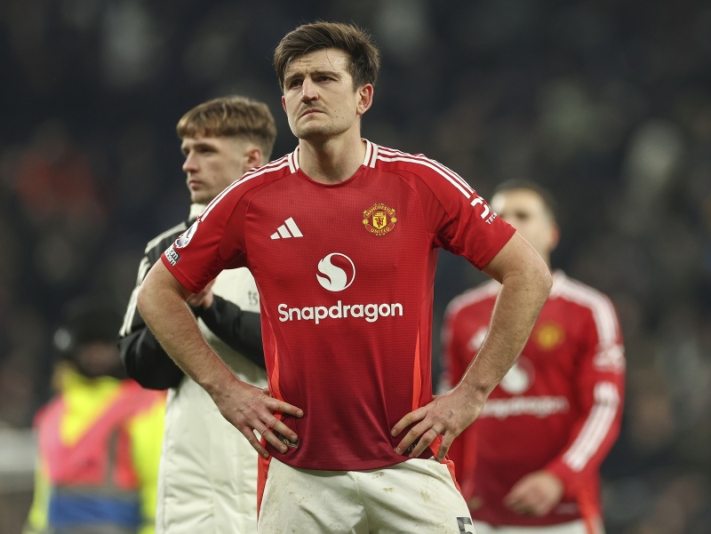 Frustrovaný Harry Maguire